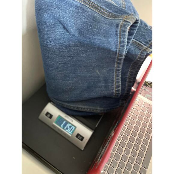 Ridgecut blue jeans work wear carpenters pants 42x32 denim relaxed fit - Picture 13 of 15